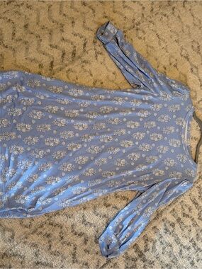 crown & ivy Blue and White Floral Dress